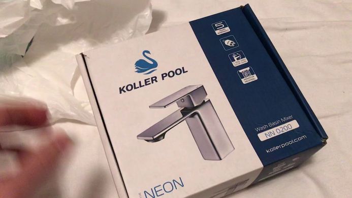 Змішувач для умивальника Koller Pool Neon NN0200, Хром