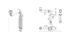 Сифон для умывальника Alcaplast с накидной гайкой 5/4" &Oslash;40 мм A43S-DN40