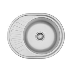Кухонна мийка Kroner KRP Satin-5745 (0,8 мм) CV022775, Satin