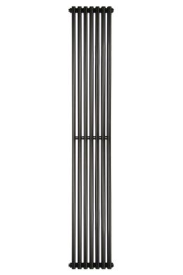 Дизайнерский радиатор Betatherm Praktikum 2 H-1800 mm, L-275 mm с нижним подключением PV 2180/07 9005M 99, Черный матовый