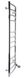 Електрична рушникосушка Unio LDE ER 1200-500-12 Драбинка Дуга Еліт, Хром, Праве, Механічний