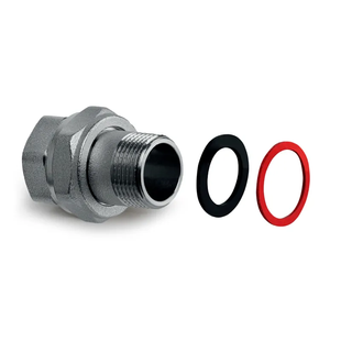 Згін американка Koer KR.343 - 3/4" прямий, плоска прокладка KR4767