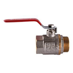 Кран шаровый прямой Solomon 1 1/4&Prime; НВ КР PN40 В1002FM