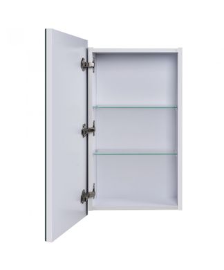 Зеркальный шкаф Мойдодыр для ванной комнаты ЗШ-41x72, Белый
