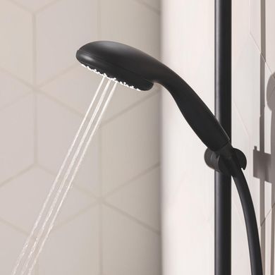 Набір змішувачів 3 в 1 для ванної кімнати Grohe QuickFix Start Black UA303301MQ, Чорний матовий