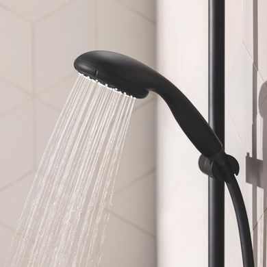 Набор смесителей 3 в 1 для ванной комнаты Grohe QuickFix Start Black UA303301MQ, Черный матовый