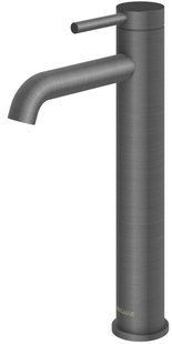 Смеситель для умывальника Kohlman Axel graphite высокий QB170AG, Графит