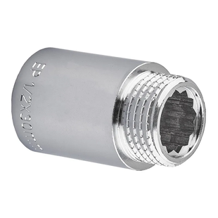Удлинитель Europroduct Ep.E030.Chr - 1/2"MF-30мм хром EP6125