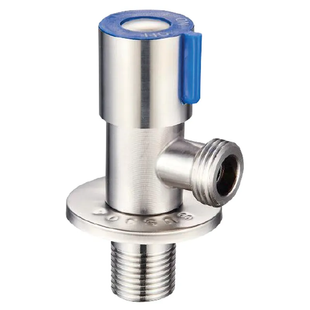 Кран для подключения сантехприборов Mixxus VAL-01-1/2x1/2 из нержавеющей стали (синий) MI6117