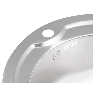 Кухонна мийка Lidz 510-D 0,8 мм Micro Decor (LIDZ510DEC), Decor