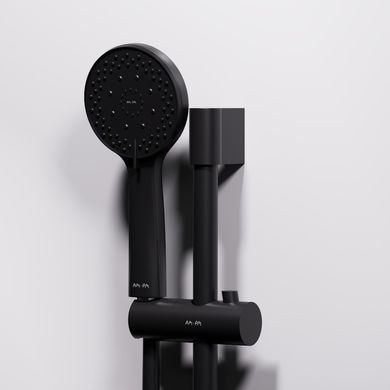 Душовий бокс AM.PM X-Joy 100x100 1/4 кола прозоре скло black matt W94C-401-100BT