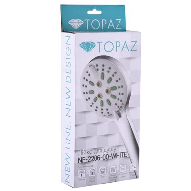Ручной душ Topaz NF-2206-00-white 000025160, Хром