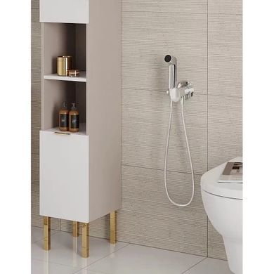 Набор гигиенического душа (запорный вентиль) Hansgrohe S EcoSmart+ на смешанную воду Brushed Bronze 29232140, Бронза