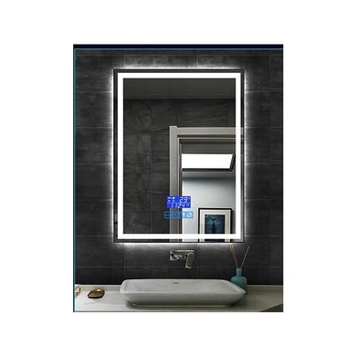 Зеркало Dusel DE-M0061S1 Black 65x80 см, Черный