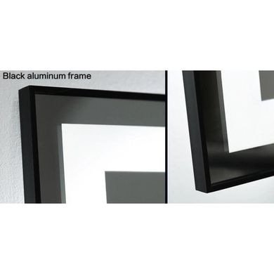 Дзеркало Dusel DE-M0061S1 Black 65x80 см, Чорний