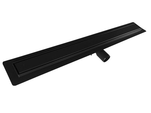 Канал с вертикальным фланцем ACO ShowerDrain C Black 9010.91.24 (885 мм), низкий сифон
