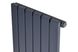 Вертикальный дизайнерский радиатор отопления Arttidesign Terni 6/1800 серый, Серый