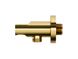 Душевая система скрытого монтажа Corsan Lugo gold + BOX с термостатом Z03TGL, Золотой
