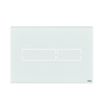 Клавіша змиву Tece TECElux Mini сенсорна Glass White 9240960, Білий