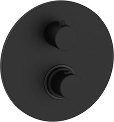 Термостат скрытого монтажа Paffoni Light LIQ 018 NO, Черный матовый