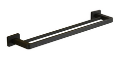 Вешалка для полотенец Mexen Asis 2 Black MEX-7017625-70, Черный матовый