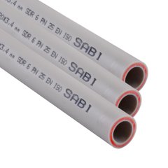Труба Sabi PPR Fiber PIPE ф63x10.5 mm PN 25 со стекловолокном 000025151
