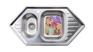 Кухонная мойка Romzha Meduza 1.5C Textura RO49645, Серый