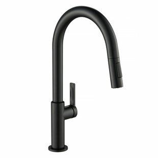 Смеситель для кухни Kraus KPF-2820MB, Черный матовый