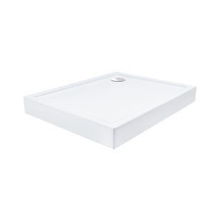 Душевой поддон Qtap Tern 301812C 100x80x12 см + сифон, Белый