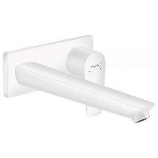 Змішувач для умивальника Hansgrohe Talis E EcoSmart 71734700 білий матовий