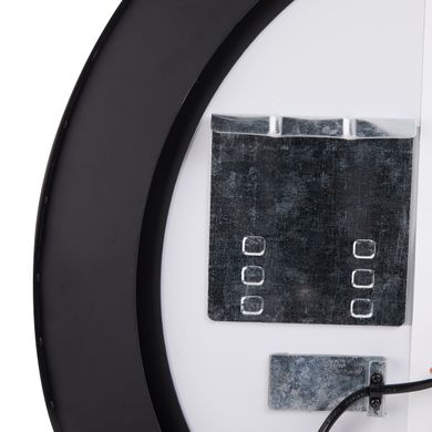 Дзеркало Qtap Robin R600 Black з LED-підсвічуванням та антизапотіванням QT13786501B, Чорний