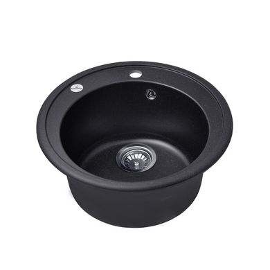 Кухонна мийка гранітна Kroner KRP Komposit SCH-510 CV027405, Чорний