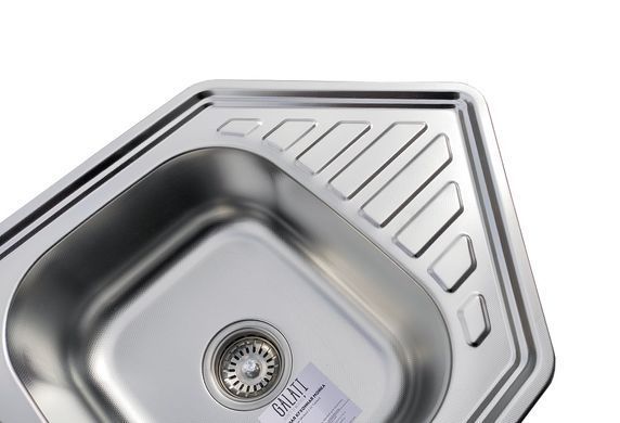 Кухонна мийка Romzha Meduza 1.5C Textura RO49645, Сірий
