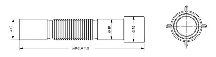 Гофротруба PLM PM 41 GT 10 07