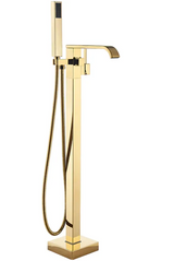 Смеситель для ванны Rea Carat напольный gold REA-B5231, Золотой