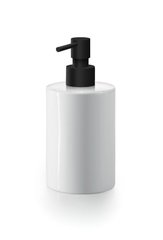 Дозатор жидкого мыла настольный Lineabeta Saon, белая керамика, черный 44024.22, Черный