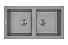 Кухонная мойка гранитная Miraggio Westeros gray 875x504x199 00212006, Серый