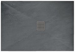 Душевой поддон Rea grey Rock 80x100 REA-K4582, Серый