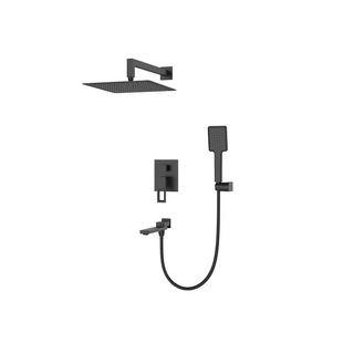 Душевая система скрытого монтажа Koer KB-66009-05 KR3509, Черный матовый