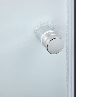 Набор: Lidz душевая кабина Wawel SC90x90.SAT.LOW.FR, стекло Frost 4 мм + поддон Mazur, Хром матовый, Универсальная, матовый