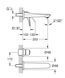 Змішувач для умивальника прихованого монтажу Grohe Eurostyle 19571LS3, Білий матовий