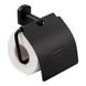 Держатель для туалетной бумаги Qtap Liberty BLM 1151, Черный матовый