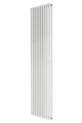 Дизайнерский радиатор вертикальный Betatherm Praktikum 2 H-1800 мм, L-425 мм с нижним подключением PV 2180/11 9016 99, Белый матовый