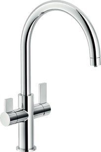 Смеситель для кухни на две воды Nobili Special хром FL96824/3VCR, Хром