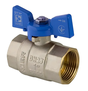 Кран кульовий Koer 1" ГГМ (KR.217.B) синій KR2718
