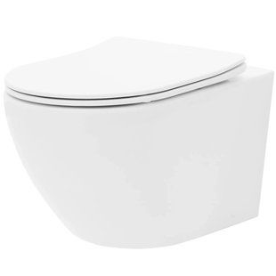 Подвесной унитаз Rea Carlo Flat mini N Tornado white REA-C1259, Белый
