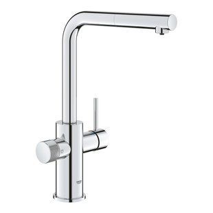 Змішувач для кухні з підключенням питної води з висувним виливом Grohe Blue Pure Minta 30601000, Хром
