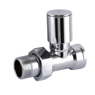 Кран вентильный прямой с американкой Solomon 3/4&Prime; chrom 1865 000002168