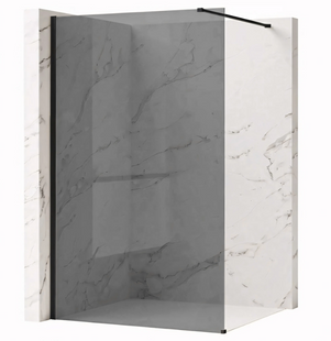 Душевая стенка Rea Flexi 100x195 grey black KPL-K99184