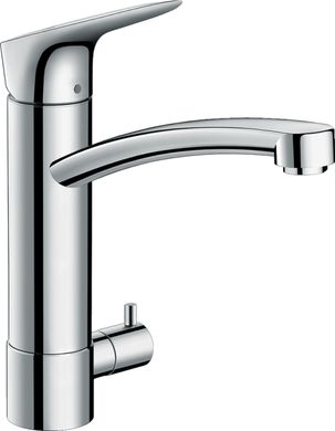 Смеситель для кухни Hansgrohe Logis M31 220 с запорным клапаном хром 71834000, Хром